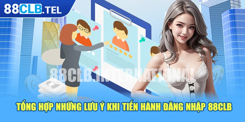 Tổng hợp những lưu ý khi tiến hành đăng nhập 88CLB